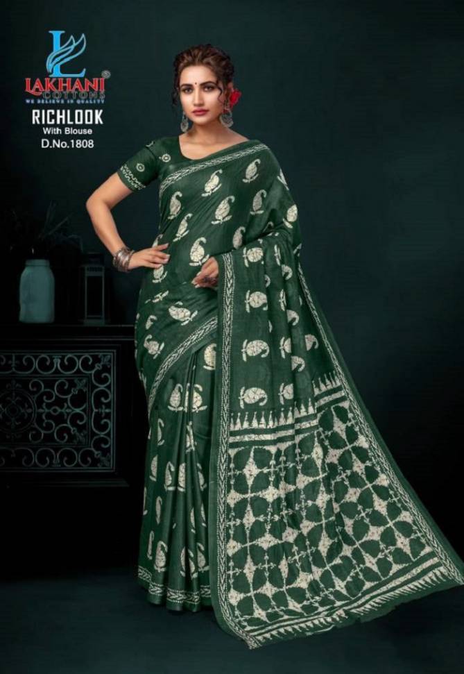 Rich Look Vol 18 By Lakhani Cotton Printed Saree Wholesale Clothing Suppliers In India
